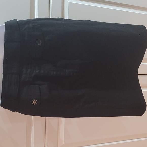 Dahlia Collection Black Button Up Pencil Skirt 4 - Picture 4 of 7